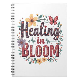 Caderno Espiral Curar no Bloom Doutor Floral Primavera Médico