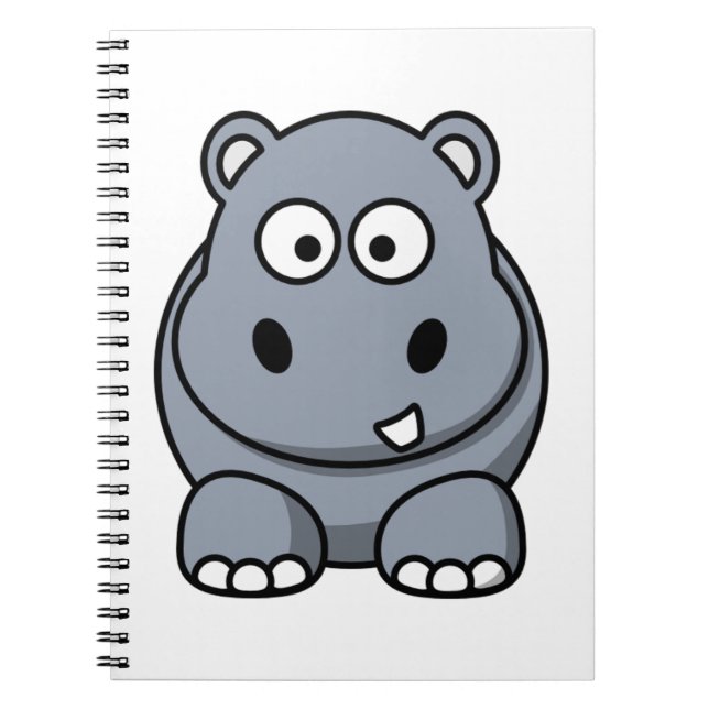 Caderno Espiral Curioso Hippo (Frente)