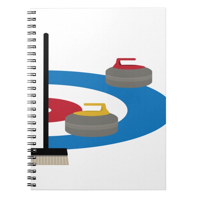 Caderno Espiral Curling Sport (Frente)