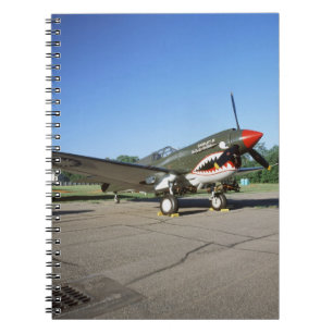 Caderno Espiral Curtiss P-40 Warhawk, no Minnesota CAF Air Show
