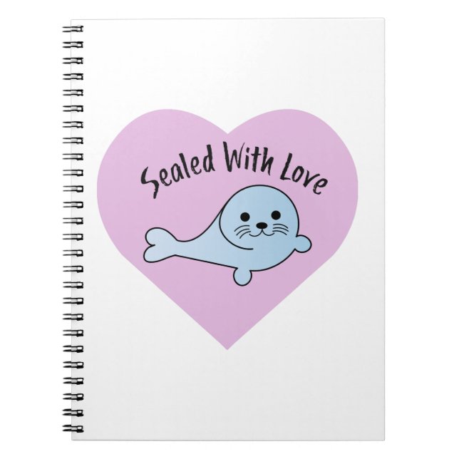 Caderno Espiral Custa selada com amor (Frente)