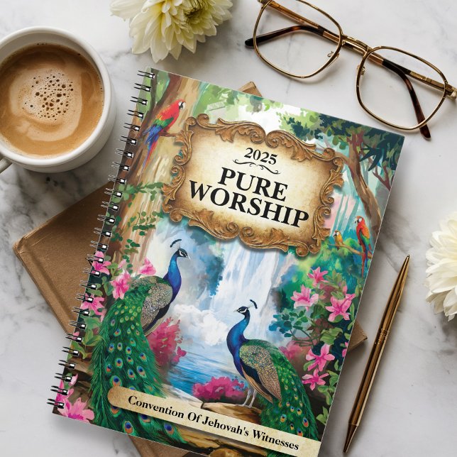 Caderno Espiral Custom Gift Pure Worship 2025 JW Spiral (Criador carregado)