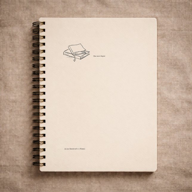 Caderno Espiral Custom Introvert Quiet Solitude Gift (Criador carregado)