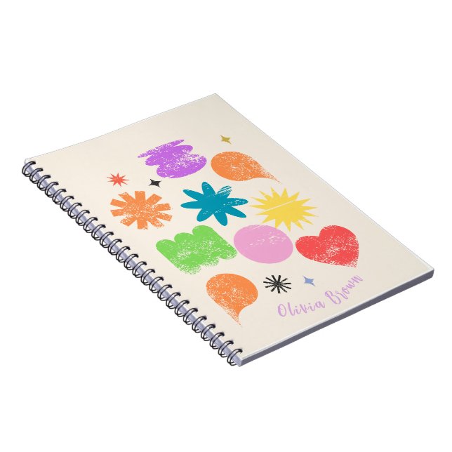 Caderno Espiral Custom Name Notebook (Lado Direito)