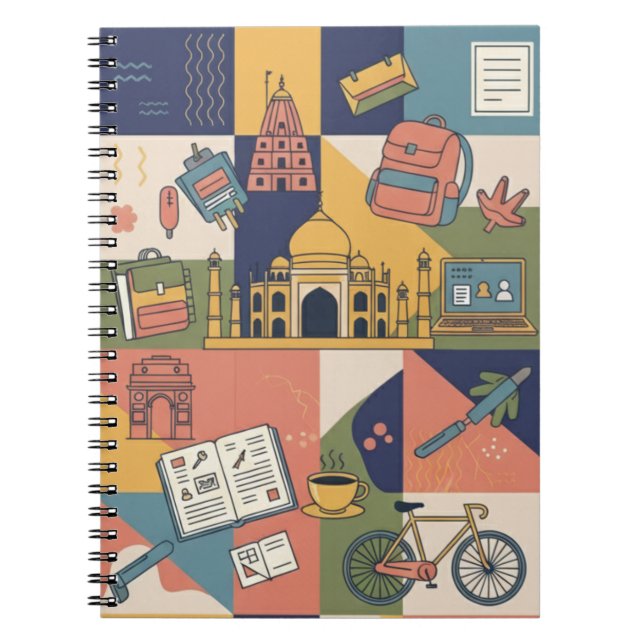 Caderno Espiral Custom Notebook –Personalized Journal, Unique Gift (Frente)