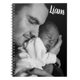 Caderno Espiral Custom photo and name notebook personalized