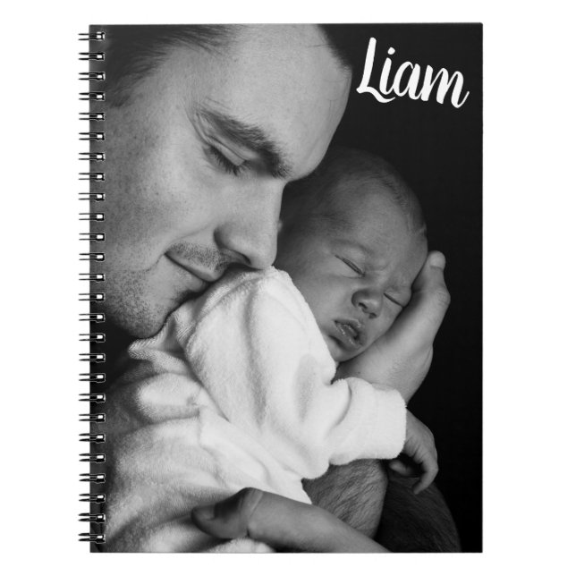 Caderno Espiral Custom photo and name notebook personalized (Frente)