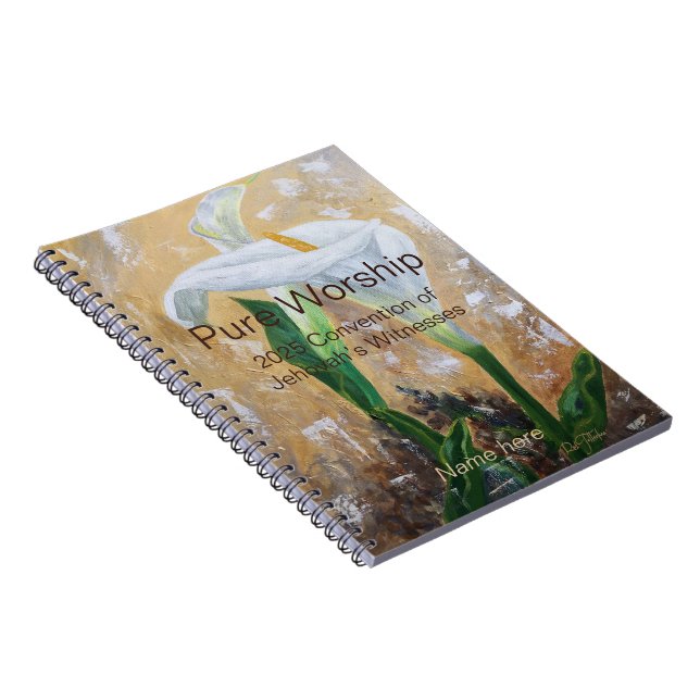 Caderno Espiral Customizable 2025 JW Convention  (Lado Direito)