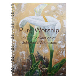 Caderno Espiral Customizable 2025 JW Convention 