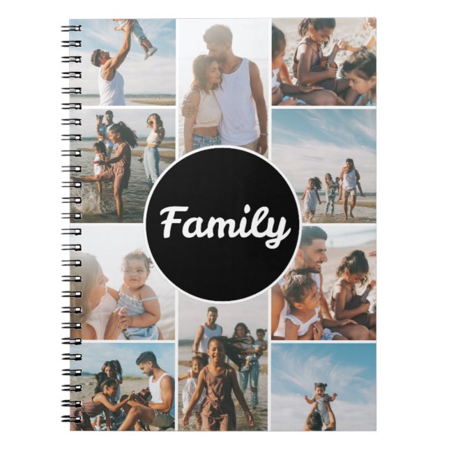 Caderno Espiral Customizable family pictures (Frente)