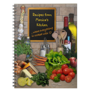 Caderno Espiral Customizable Kitchen