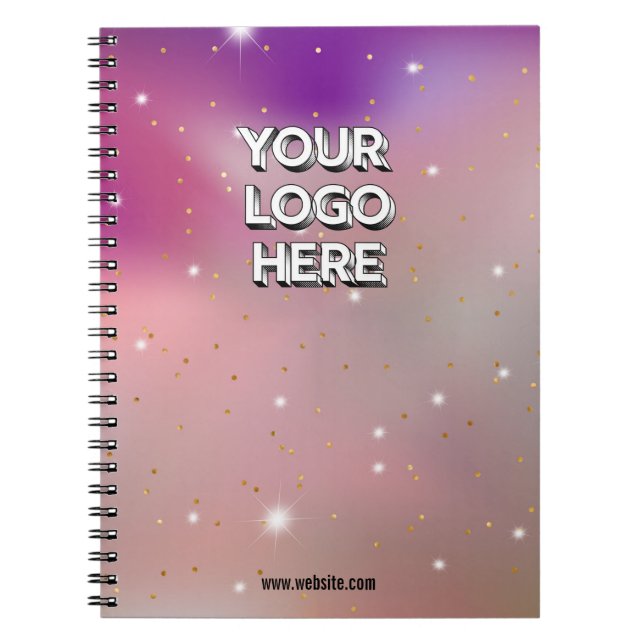 Caderno Espiral Customizable Your Logo Here (Frente)