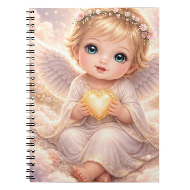 Caderno Espiral Cute Aesthetic Notebook Cover (Frente)