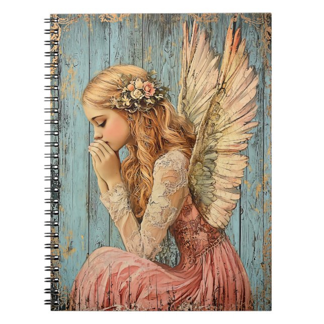 Caderno Espiral Cute Angel Spiral Notebook (Frente)