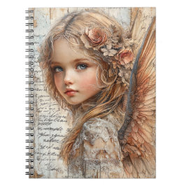 Caderno Espiral Cute Angel Spiral Notebook