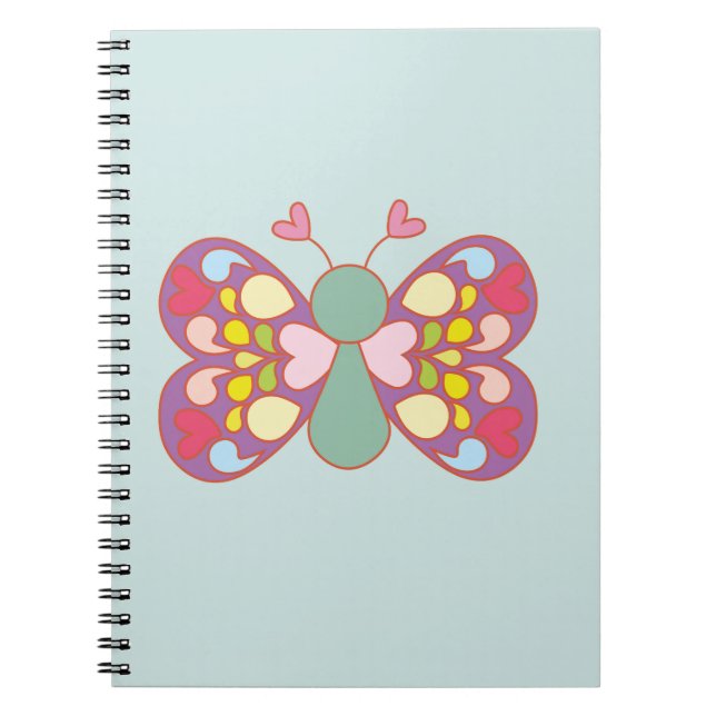 Caderno Espiral Cute butterfly (Frente)