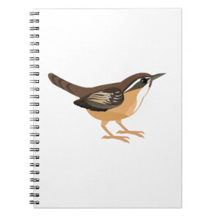 Caderno Espiral Cute Carolina Wren
