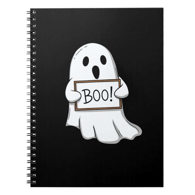 Caderno Espiral Cute Ghostly BOO Fun (Frente)