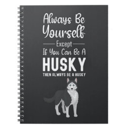 Caderno Espiral Cute Gifts For Husky Dog Lovers Siberian Pet