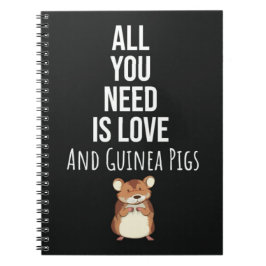 Caderno Espiral Cute Guinea Pig Gifts Pet Small Animal Lover