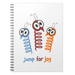 Caderno Espiral Cute-jump para citação engraçada