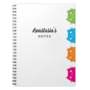 Caderno Espiral Cute Kawaii