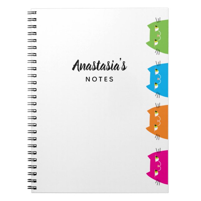 Caderno Espiral Cute Kawaii (Frente)