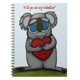 Caderno Espiral Cute Koala Bear