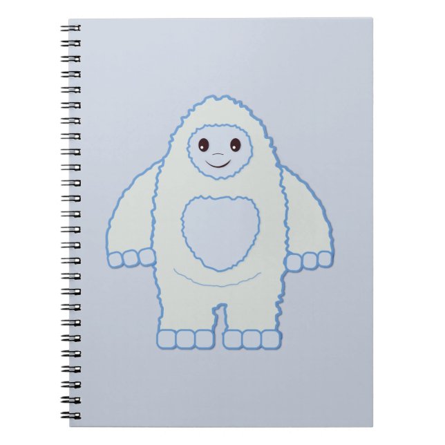 Caderno Espiral Cute Little Yeti (Frente)
