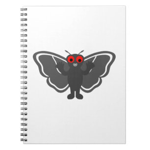 Caderno Espiral Cute Mothman