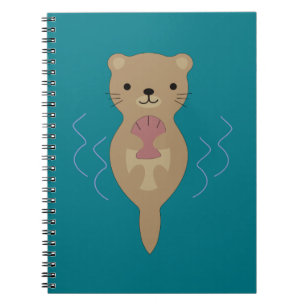 Caderno Espiral Cute Otter