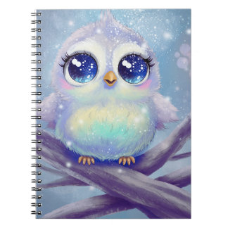 Caderno Espiral Cute Owl Notebook