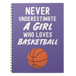 Caderno Espiral Cute Pink Basketball Gifts For Baby Girls Kids