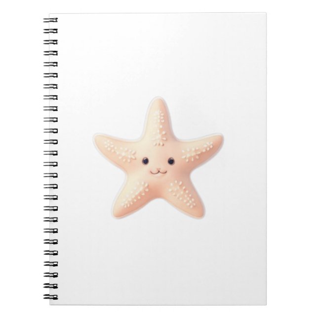 Caderno Espiral Cute Pink Starfish (Frente)
