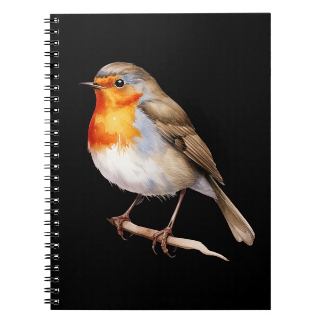 Caderno Espiral Cute Robin (Frente)