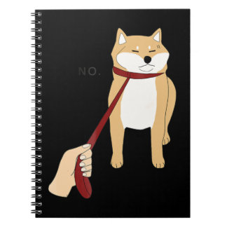 Caderno Espiral Cute Shiba Inu Nope - Doge Meme