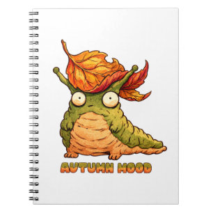 Caderno Espiral Cute Suéter de Humor de Outono