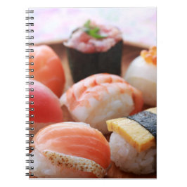 Caderno Espiral Cute Sushi Harmony – Soft Notebook by SUSHIMI