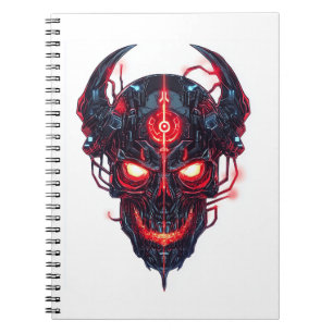 Caderno Espiral Cyber Demon Skull Lord