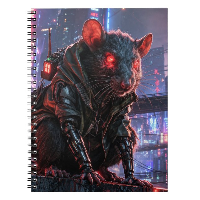 Caderno Espiral CyberRat (Frente)
