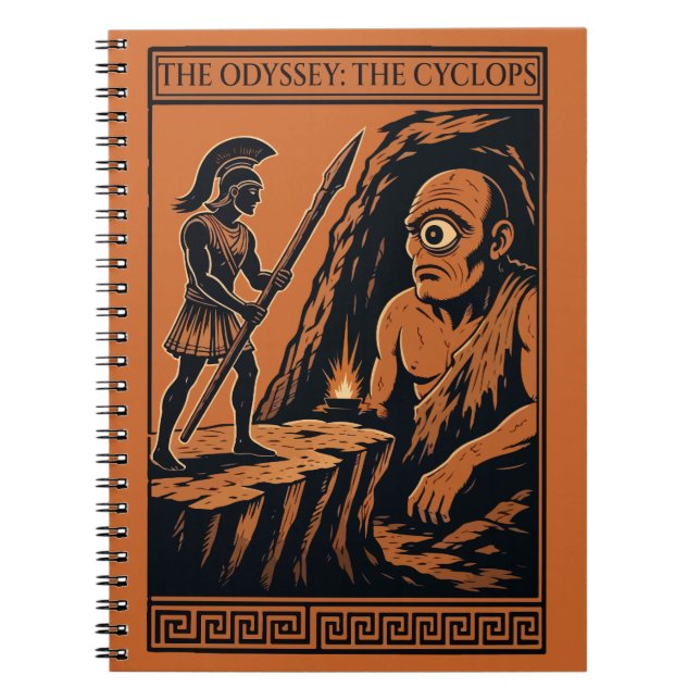 Caderno Espiral Cyclops Cave Duel (Frente)