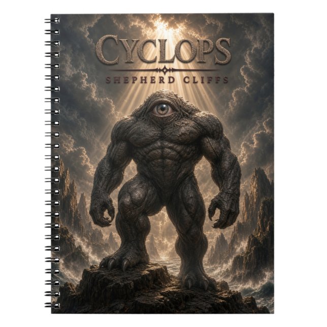 Caderno Espiral Cyclops Shepherd Cliffs Dark Cinema (Frente)