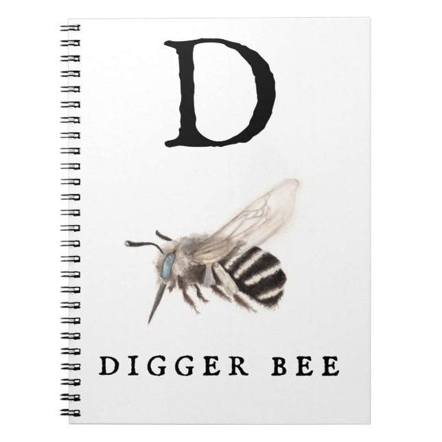 Caderno Espiral "D" Digger Bee (Frente)