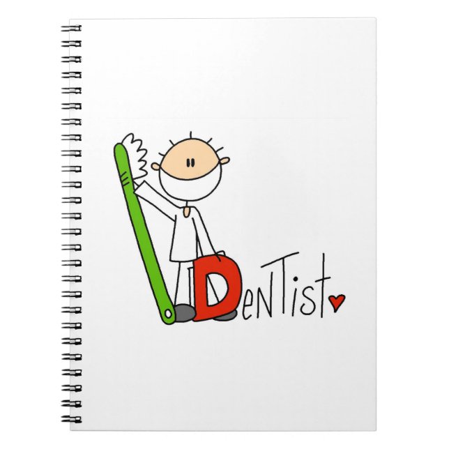 Caderno Espiral D é de Dentista (Frente)