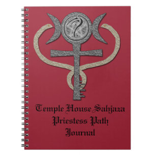 Caderno Espiral Da "Diário do trajeto sacerdotisa"