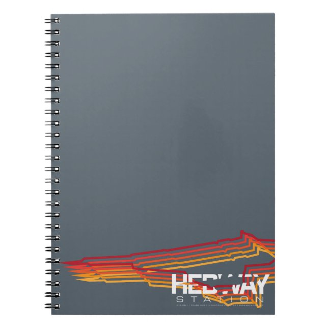 Caderno espiral da estação de HEDWAY (Frente)