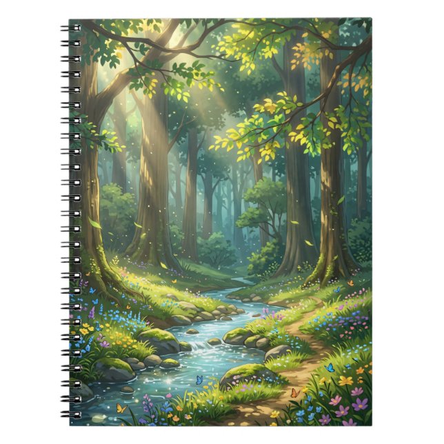 Caderno Espiral da Floresta Encantada (Frente)