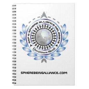Caderno espiral da foto