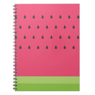 Caderno espiral da melancia