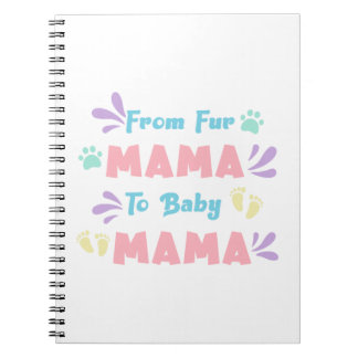 Caderno Espiral Da Pelo Mamãe Para A Bebê